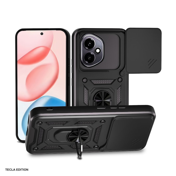 Husa Defender Slide pentru Honor 400, Carcasa, Negru