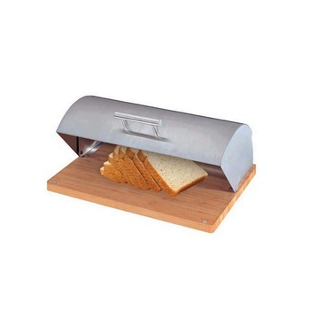 Recipient pentru paine cu tocator din lemn, Strend Pro Easyhome BB-100, dimensiune 39x28x16 cm Recipient pentru paine cu tocator din lemn, Strend Pro Easyhome BB-100, dimensiune 39x28x16 cm