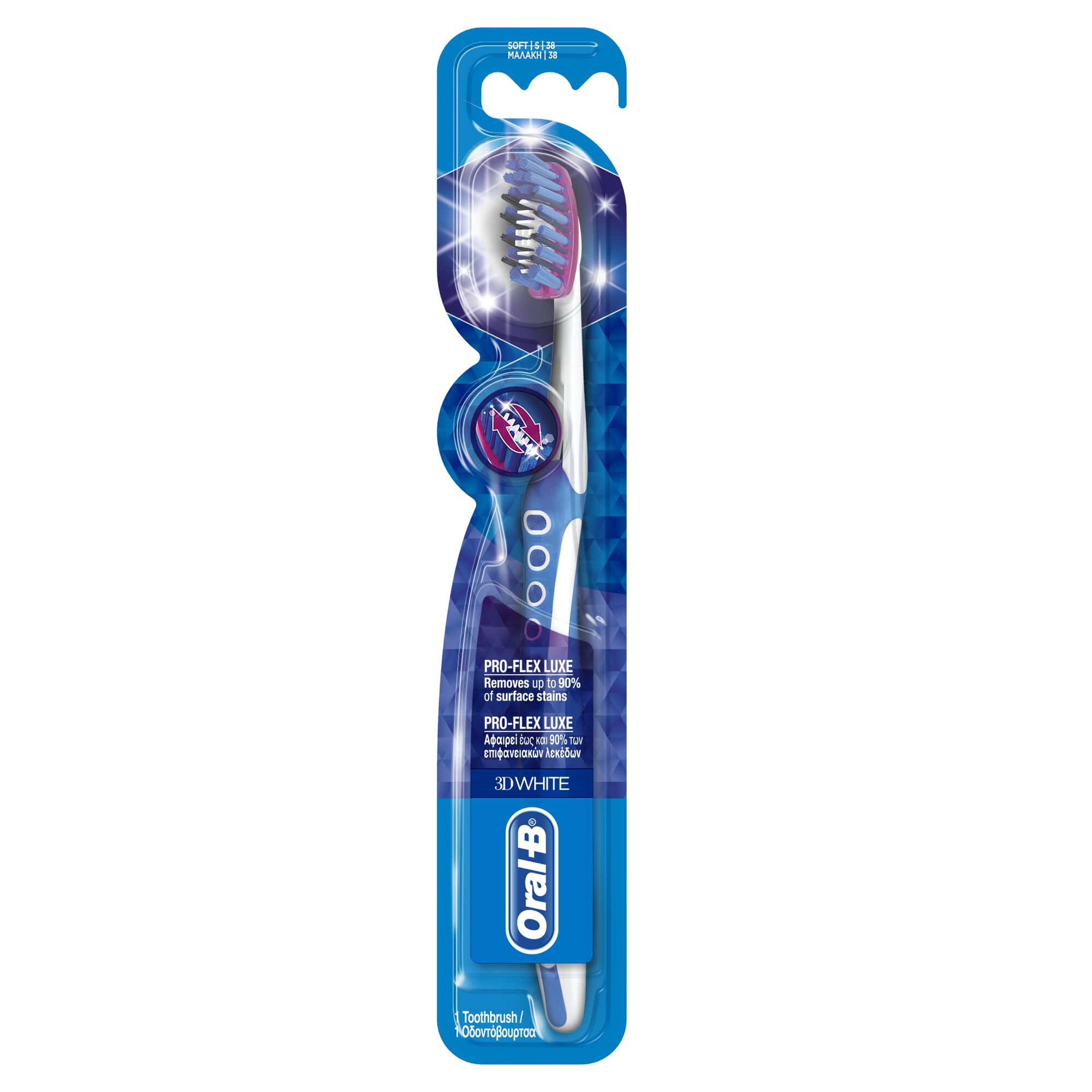 Periuta de dinti Oral-B 3D White Luxe Pro-Flex, Soft