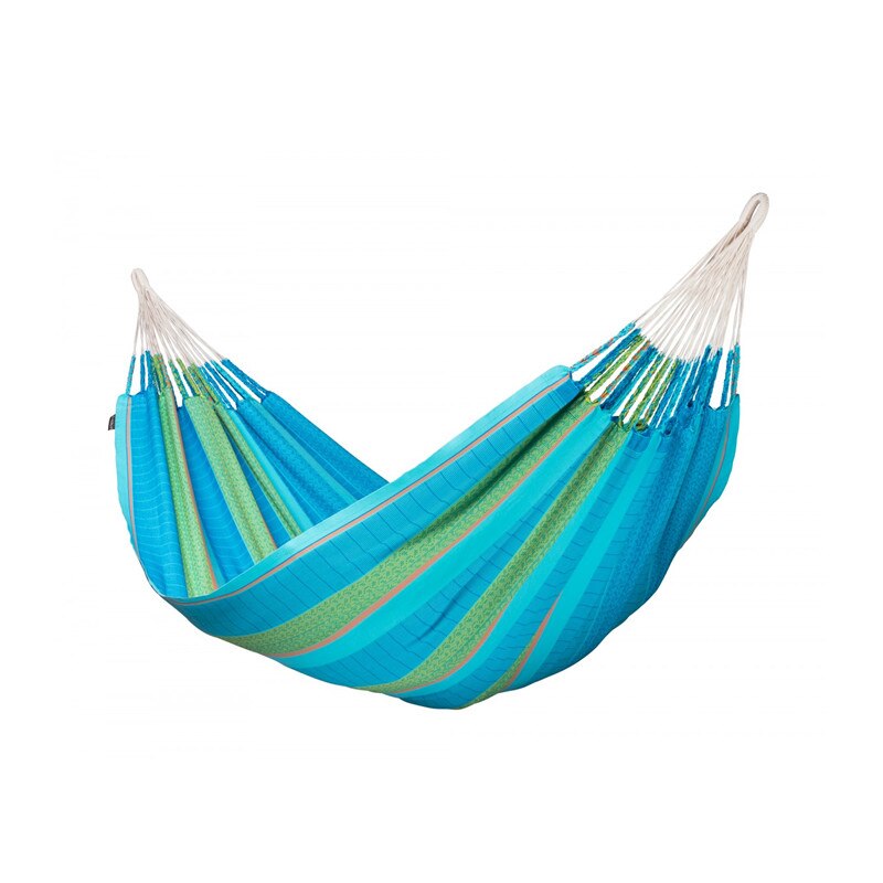 Hamac La Siesta Flora, Bumbac, 400 x 180 cm, Albastru
