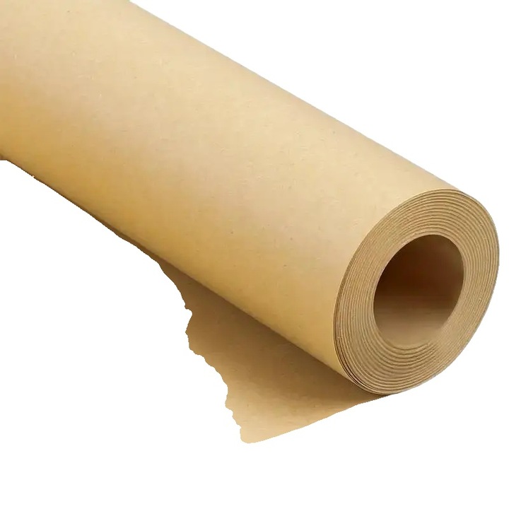 Рециклируема крафт хартия, 30x1000см, натурална, ролка