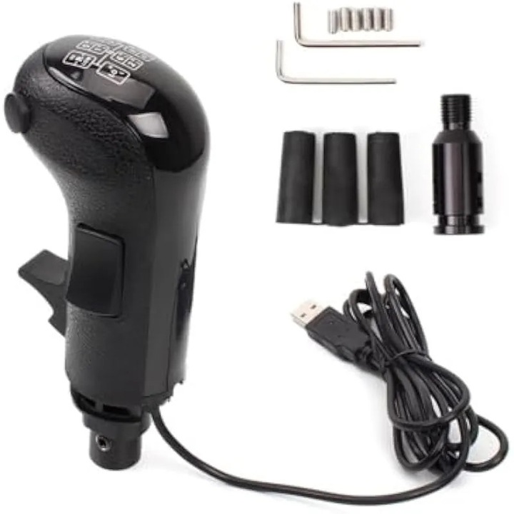 USB sebességváltó, 18 fokozatú, fekete, univerzális