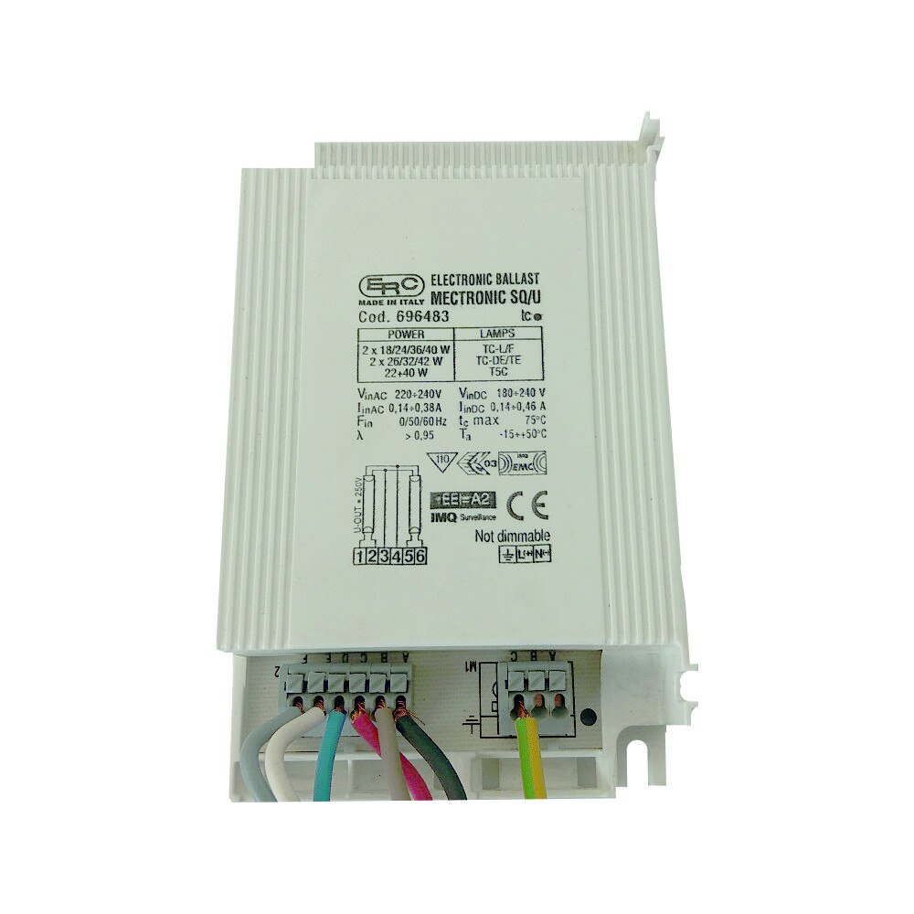 Alimentator 2×26/32/42W 2×18/24/36/40W, ERC