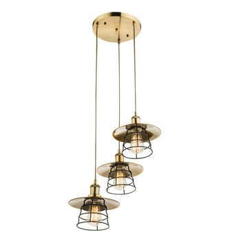 Pendul Viejo Globo, 15086-3H, Bronz, 3xE27 Pendul Viejo Globo, 15086-3H, Bronz, 3xE27