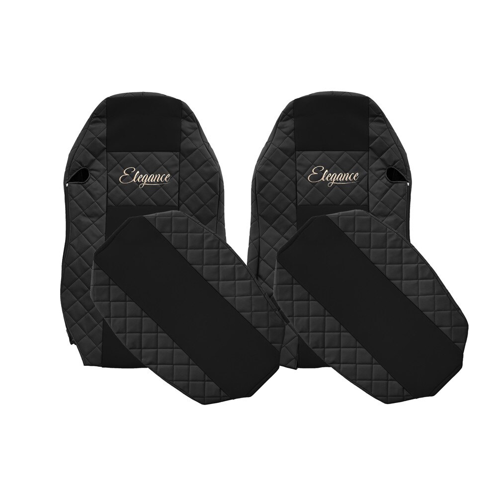 Set huse scaun Man TGX negru productie 2008-2016