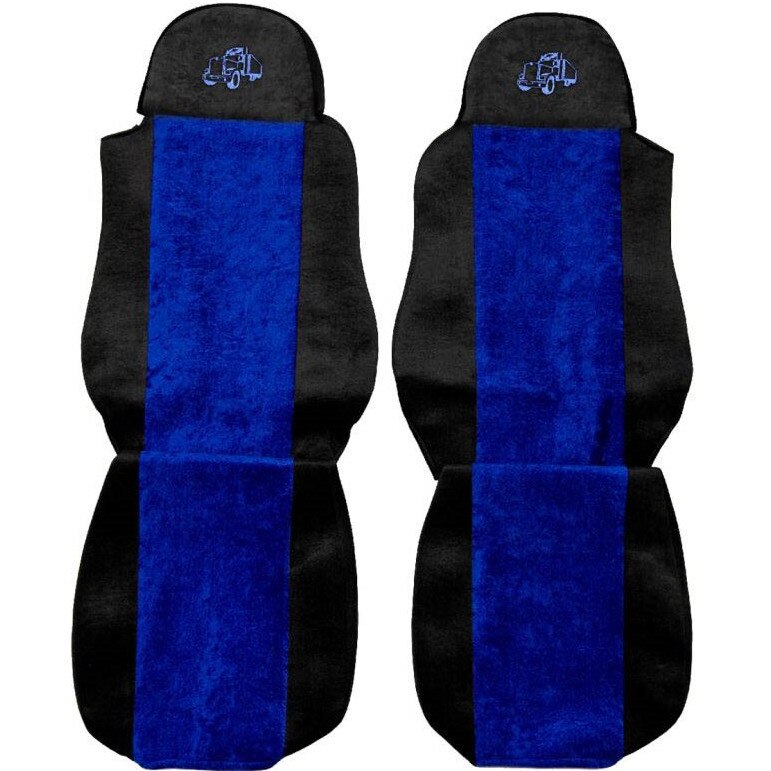 Set huse scaun DAF XF105 Euro 6 albastru productie 2013-2017