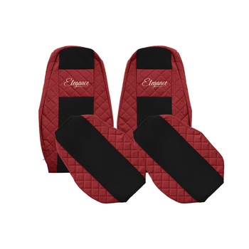 Set huse scaun Volvo FH 4 euro 6 rosu productie 2013-2017 Set huse scaun Volvo FH 4 euro 6 rosu productie 2013-2017