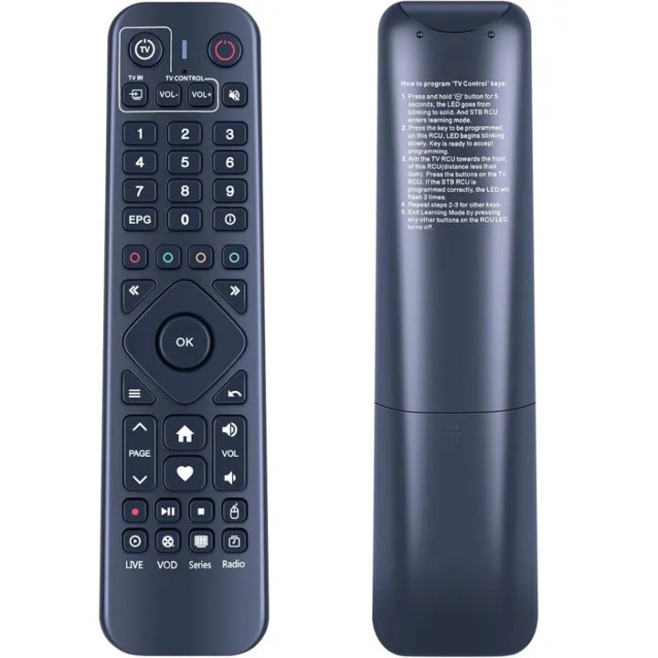 Telecomanda universala OEM Xsarius Pure 3 Avant 3+ Ultra, negru