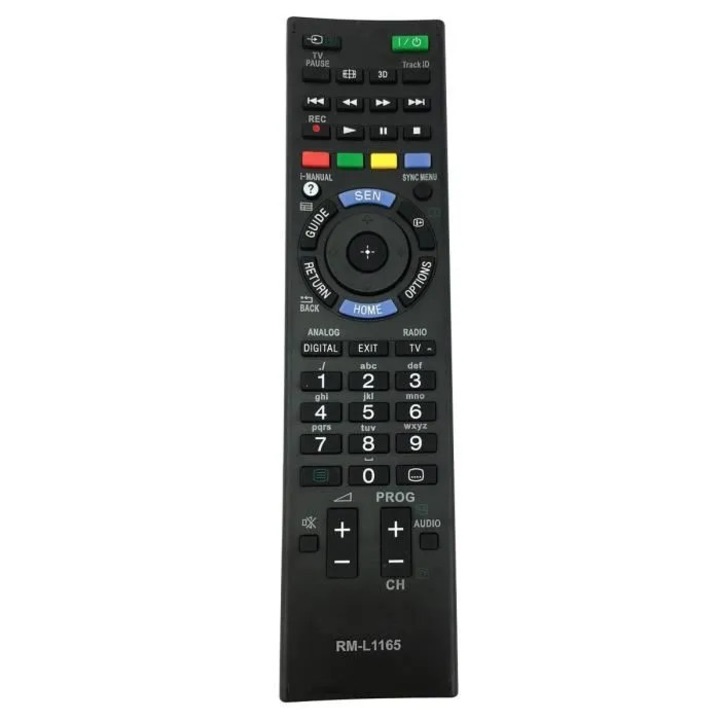Telecomanda universala pentru TV Sony Bravia, multifunctionala, negru