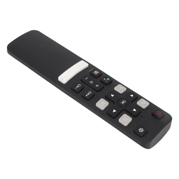 Telecomanda universala pentru televizoare smart Android TCL 4K UHD, ABS, negru