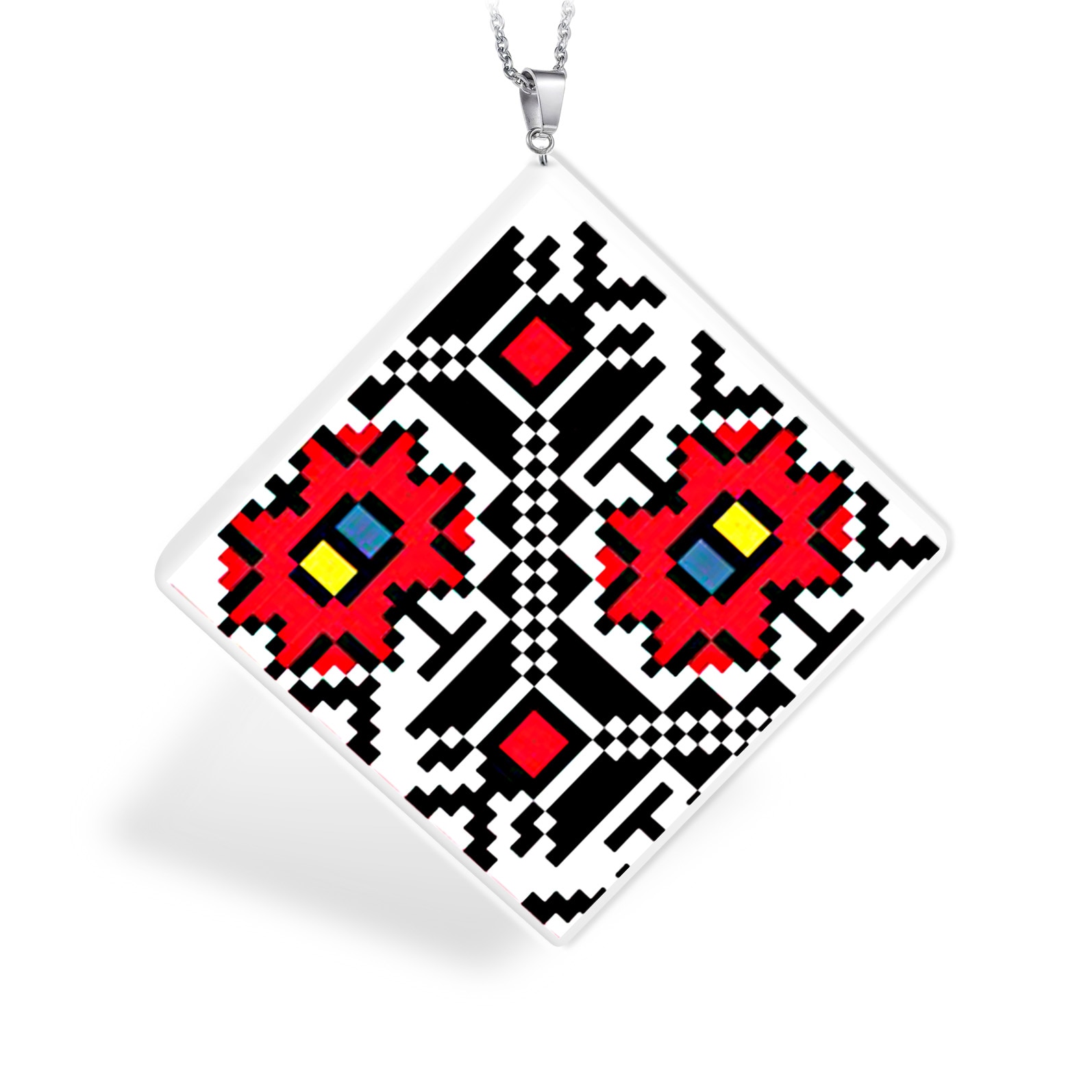 Pandantiv GANELLI din ceramica cu Motive nationale romanesti din Transilvania zona Arad model 1