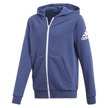 Hanorac Adidas Yb Logo Fz Hood CF6480 Copii Albastru 152 Hanorac Adidas Yb Logo Fz Hood CF6480 Copii Albastru 152