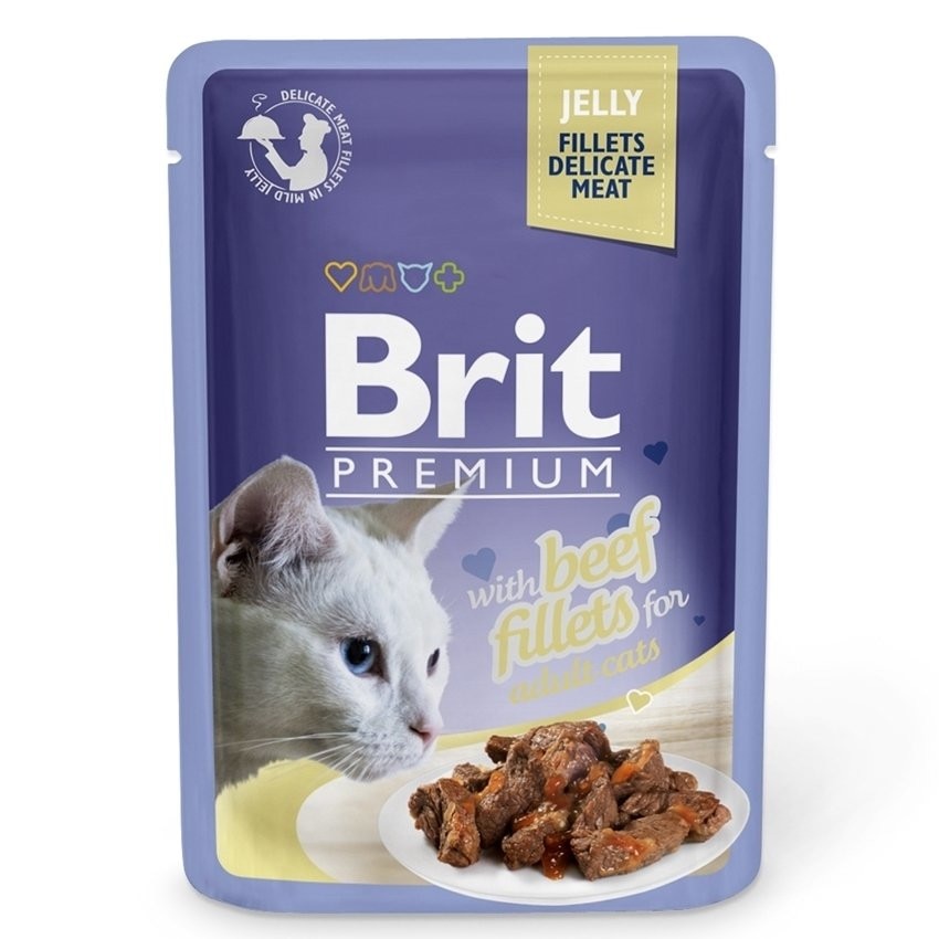Brit Cat Delicate Beef in Jelly 85 g