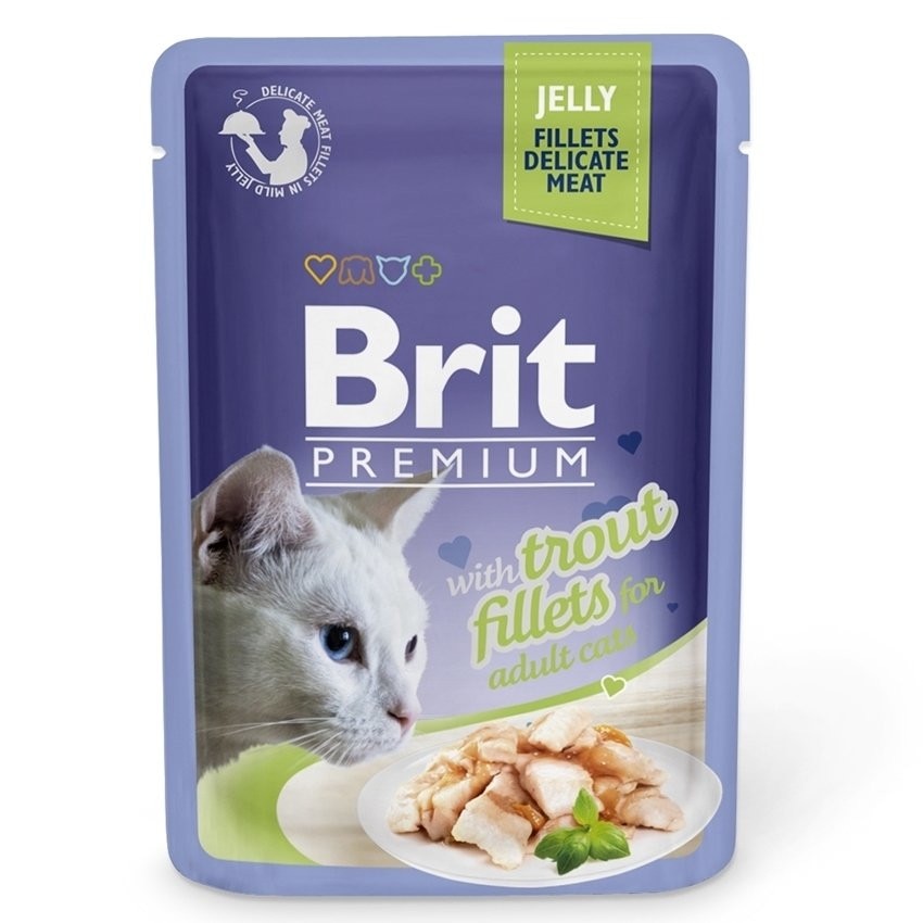 Brit Cat Delicate Trout in Jelly 85 g