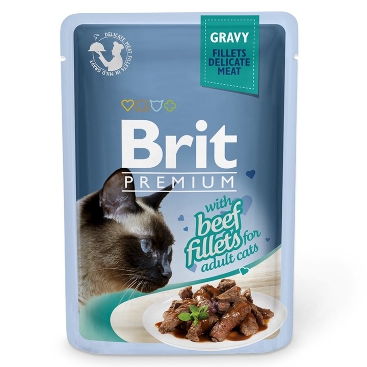 Brit Cat Delicate Beef in Gravy 85 g