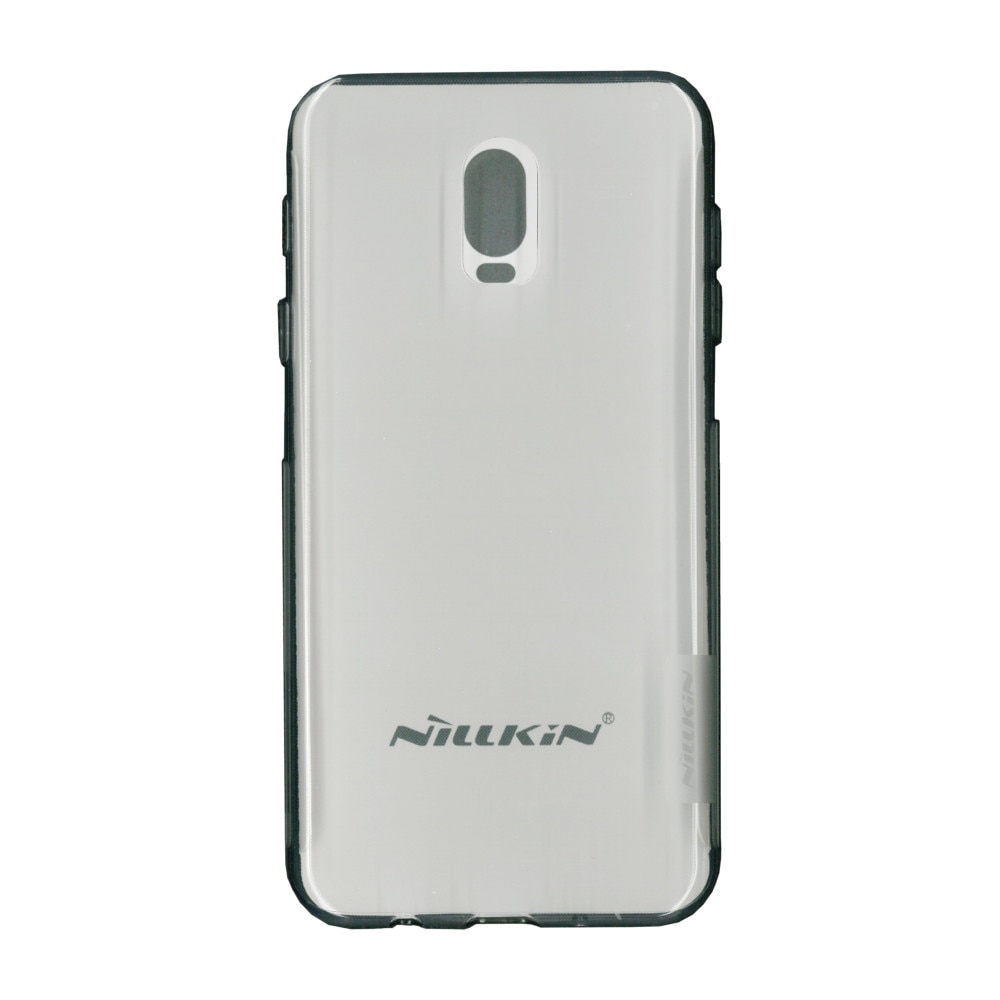 Husa din silicon Nillkin pentru Galaxy J7+, negru transparent