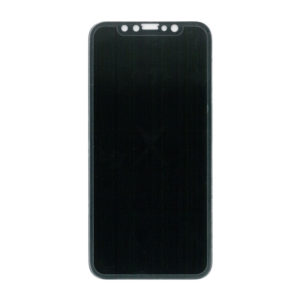 Folie din sticla full size OkMore Privacy pentru iPhone XR, negru