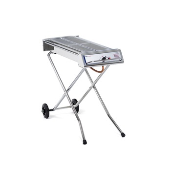 Gratar barbecue, inox, alimentare gaz, suprafata grill 86x26 cm, 7.5 kW, baza pliabila si mobila, Hendi Xenon Pro Gratar barbecue, inox, alimentare gaz, suprafata grill 86x26 cm, 7.5 kW, baza pliabila si mobila, Hendi Xenon Pro