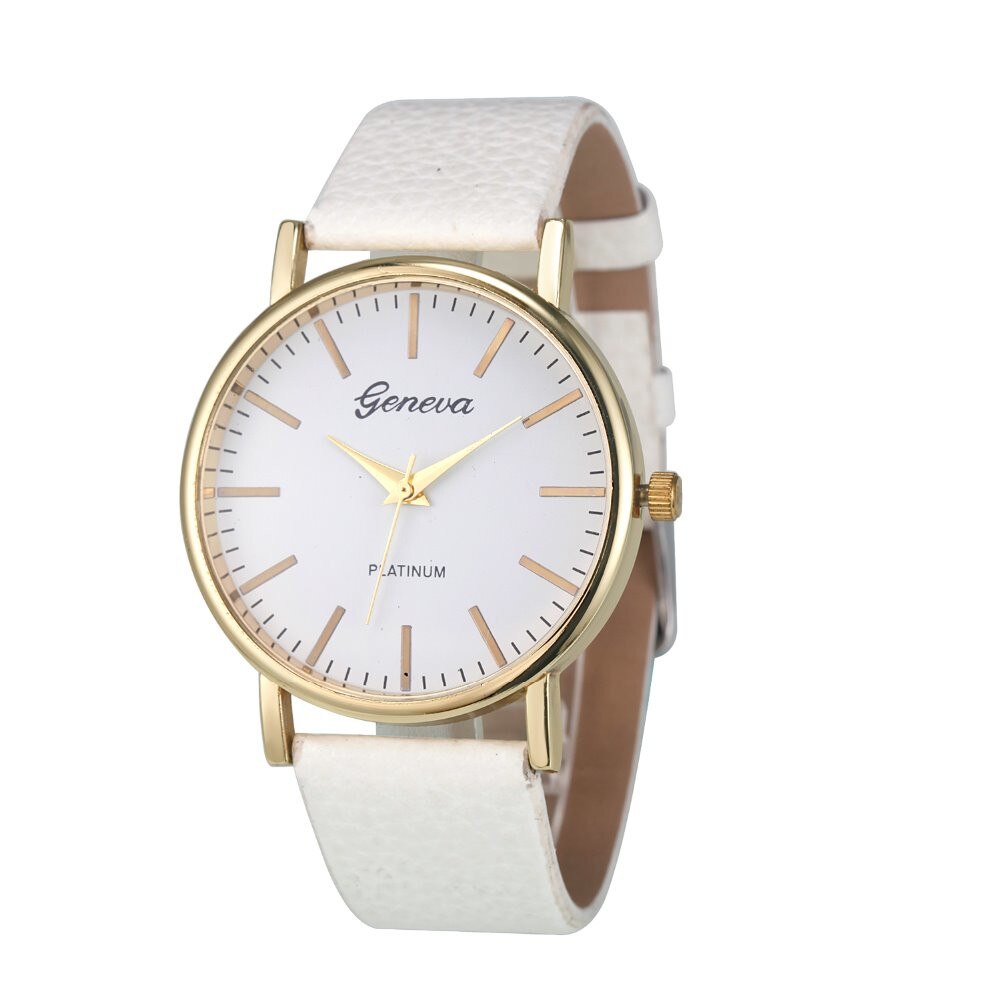 Ceas de dama Fashion Geneva, curea piele, CS410