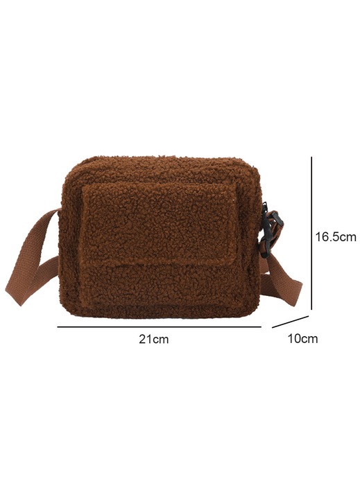 Geanta dama YANYXR 2023 lana miel maro mica compacta 20x15cm