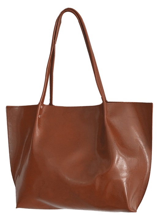Geanta dama YANYXR oversized piele vegana 45x29x12cm