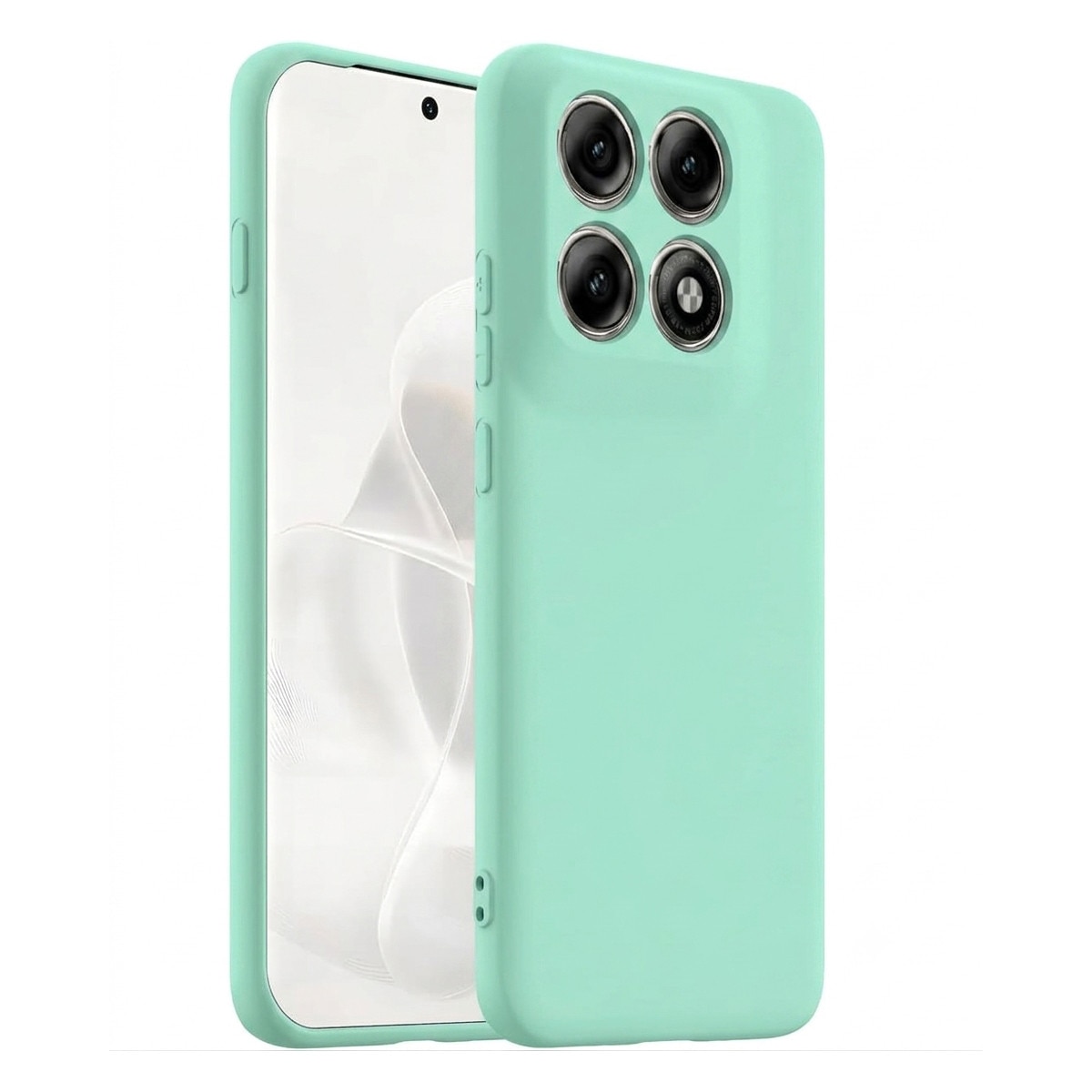 Husa pentru Motorola Edge 70 Pro Daden® Silicon SoftFlex, Ultra Slim, Protectie sporita, Interior de microfibra, Verde menta