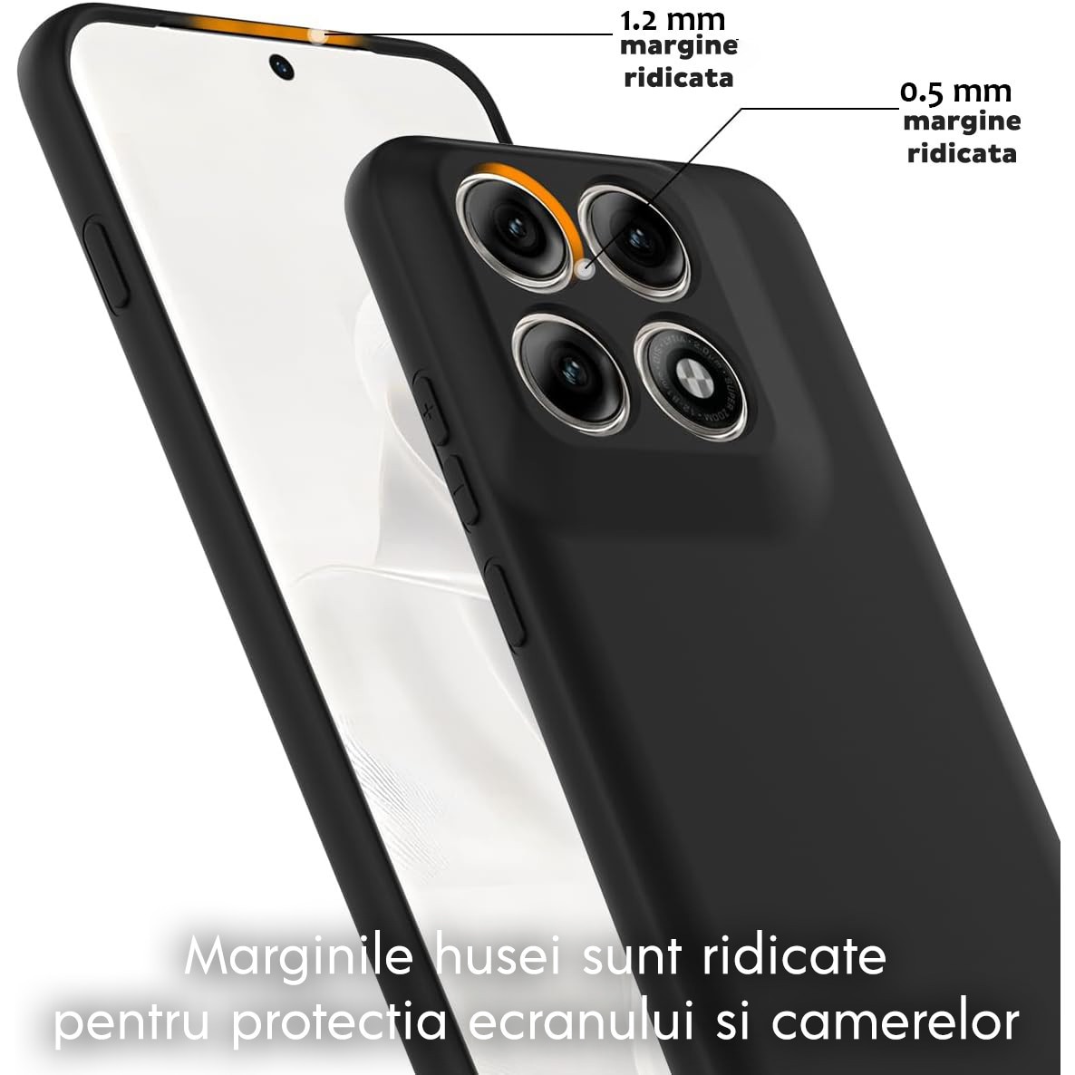 Husa pentru Motorola Edge 70 Pro Daden® Silicon SoftFlex, Ultra Slim, Protectie sporita, Interior de microfibra, Verde menta