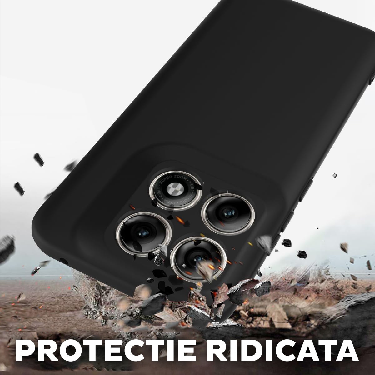 Husa pentru Honor 600 Pro Daden® Silicon SoftFlex, Ultra Slim, Protectie sporita, Interior de microfibra, Verde menta