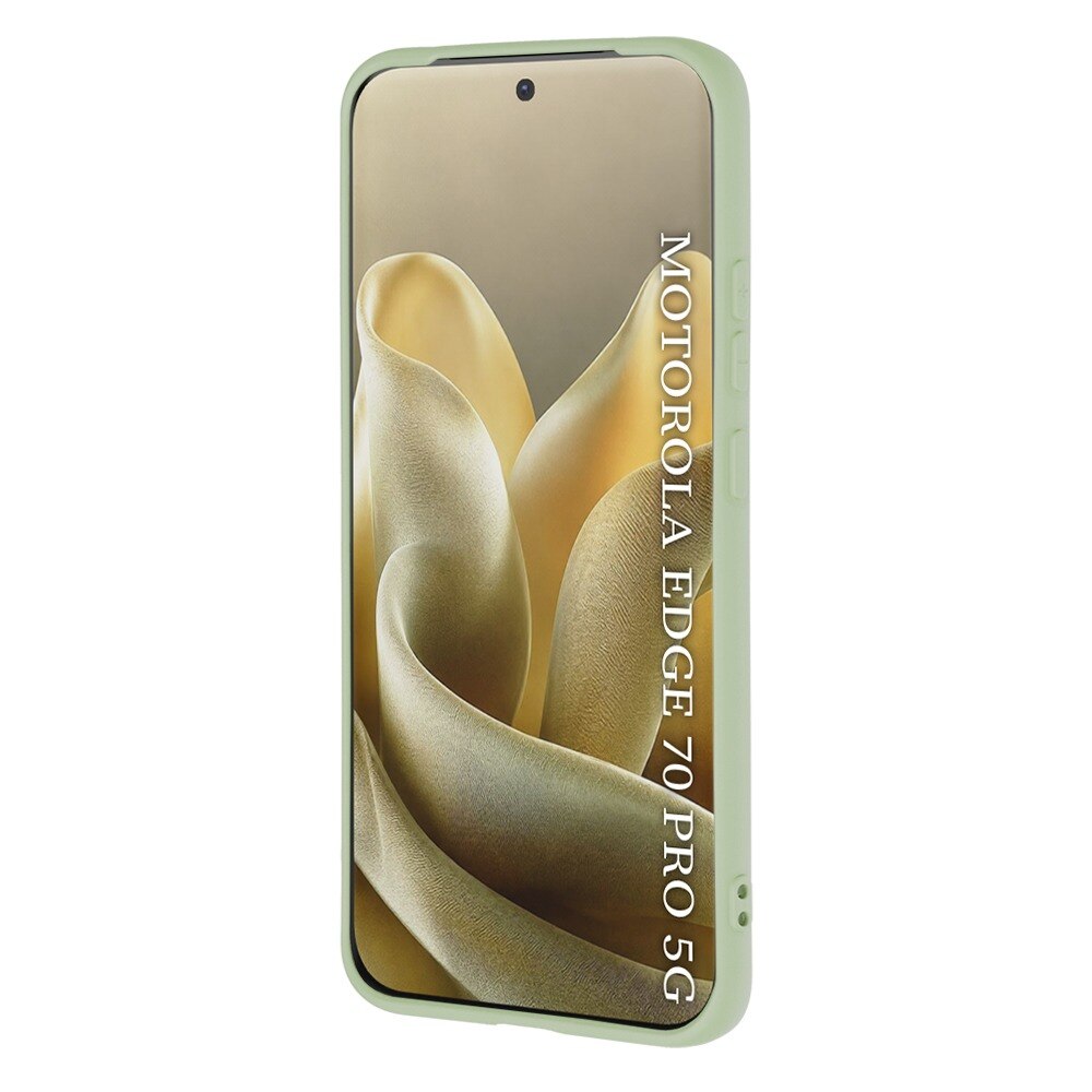 Husa pentru Motorola Edge 70 Pro Daden® Silicon SoftFlex, Ultra Slim, Protectie sporita, Interior de microfibra, Verde menta