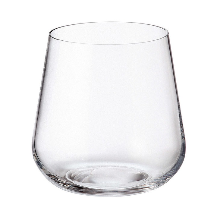 6 darab 320 ml-es talp nélküli pohár készlet, ARDEA/AMUNDSEN, Bohemia Crystalite