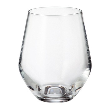 Set 6 pahare 350 ml, fara picior, GRUS/MICHELLE, Bohemia Crystalite Set 6 pahare 350 ml, fara picior, GRUS/MICHELLE, Bohemia Crystalite
