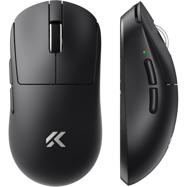 Безжична геймърска мишка 59g MCHOSE A7 V2 Ultra | PAW3950 TI 42K DPI, 8K Dual Polling, Tri-Mode 2.4G/BT/USB-C, Omron 100M, Черна