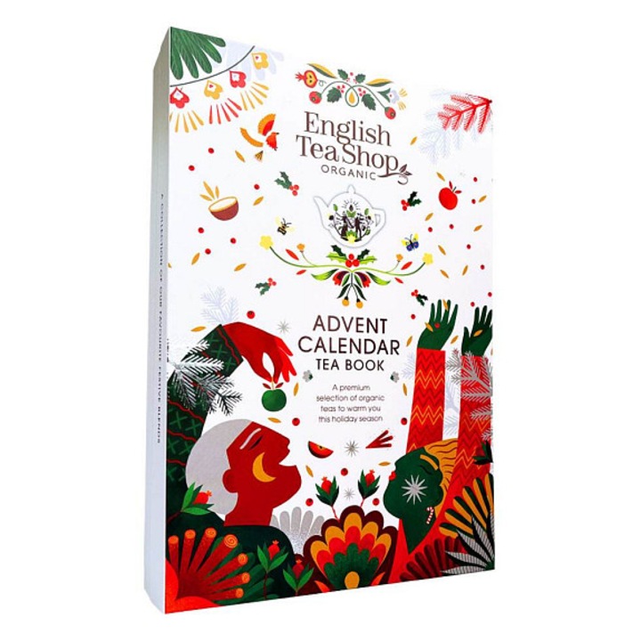 Ceai Advent BIO English Tea Shop set 25 piramide multicolor
