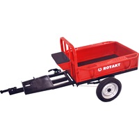 Remorca motocultor Rotakt REM400, capacitate 400 kg, basculabila
