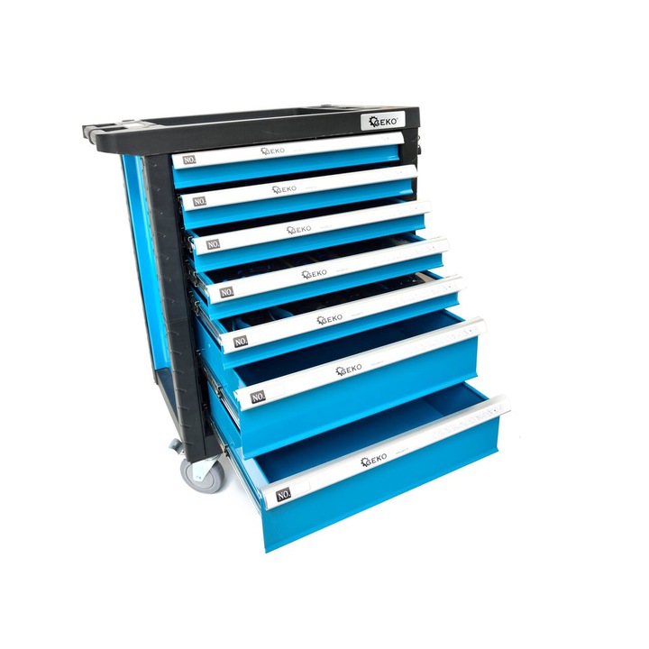 Dulap scule, Geko, 7 sertare, 272 piese