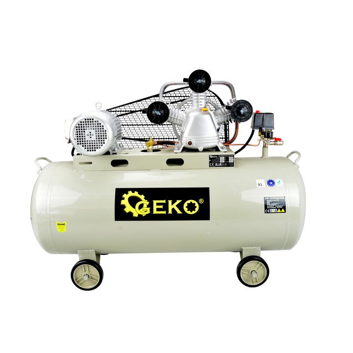 Geko Kompresszor, 200L, 10BAR, 400V, 490 l / perc, 4kW