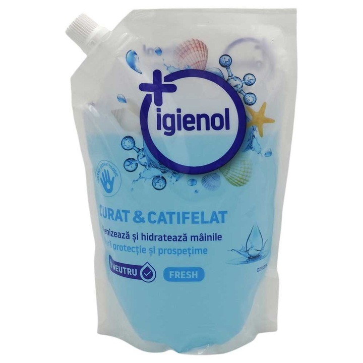 Sapun Lichid, Igienol, Antibacterian Rezerva 500 ml Fresh