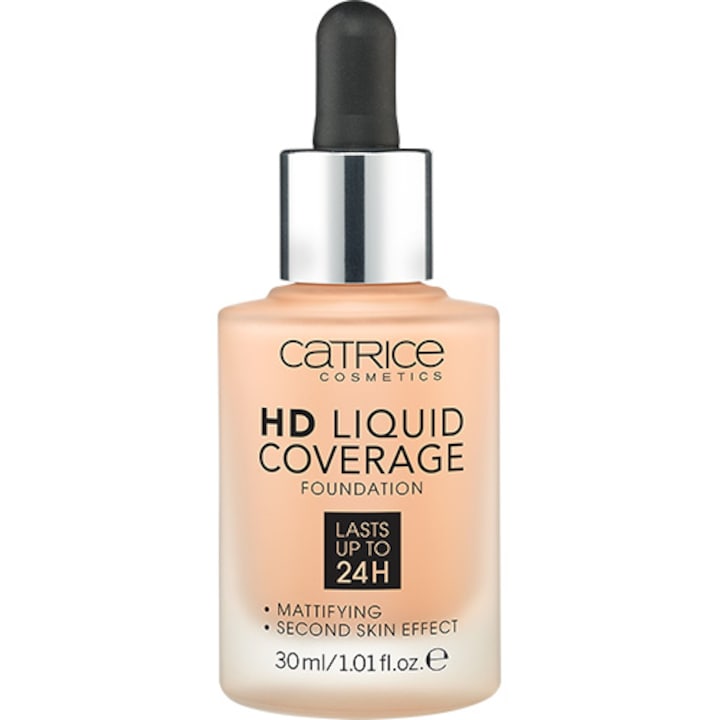 Catrice HD Liquid Coverage Alapozó, 030 Sand Beige, 30 ml