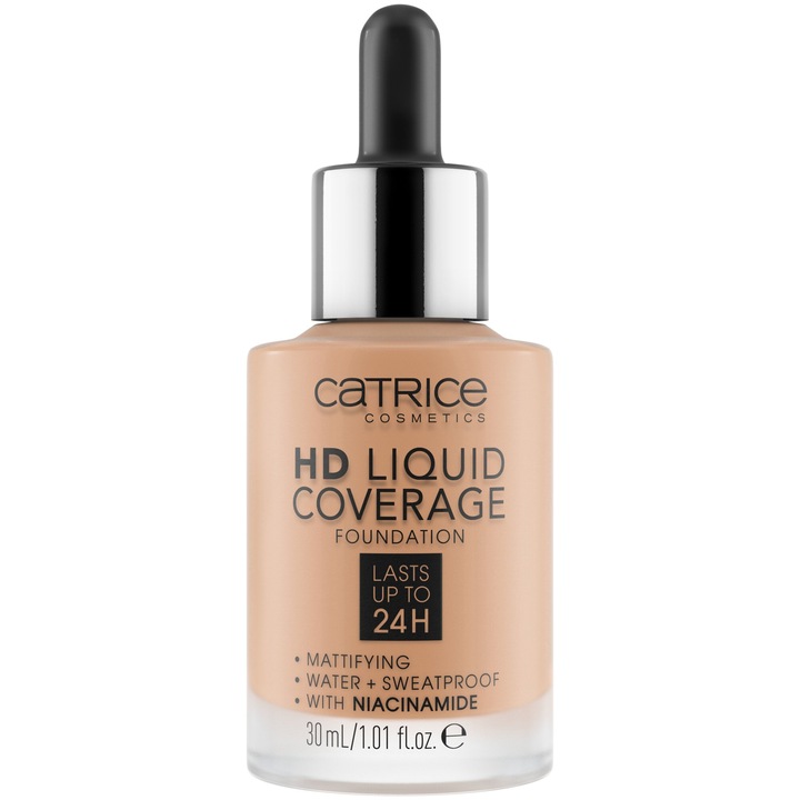 Fond de ten Catrice HD Liquid Coverage Foundation 040, 30 ml
