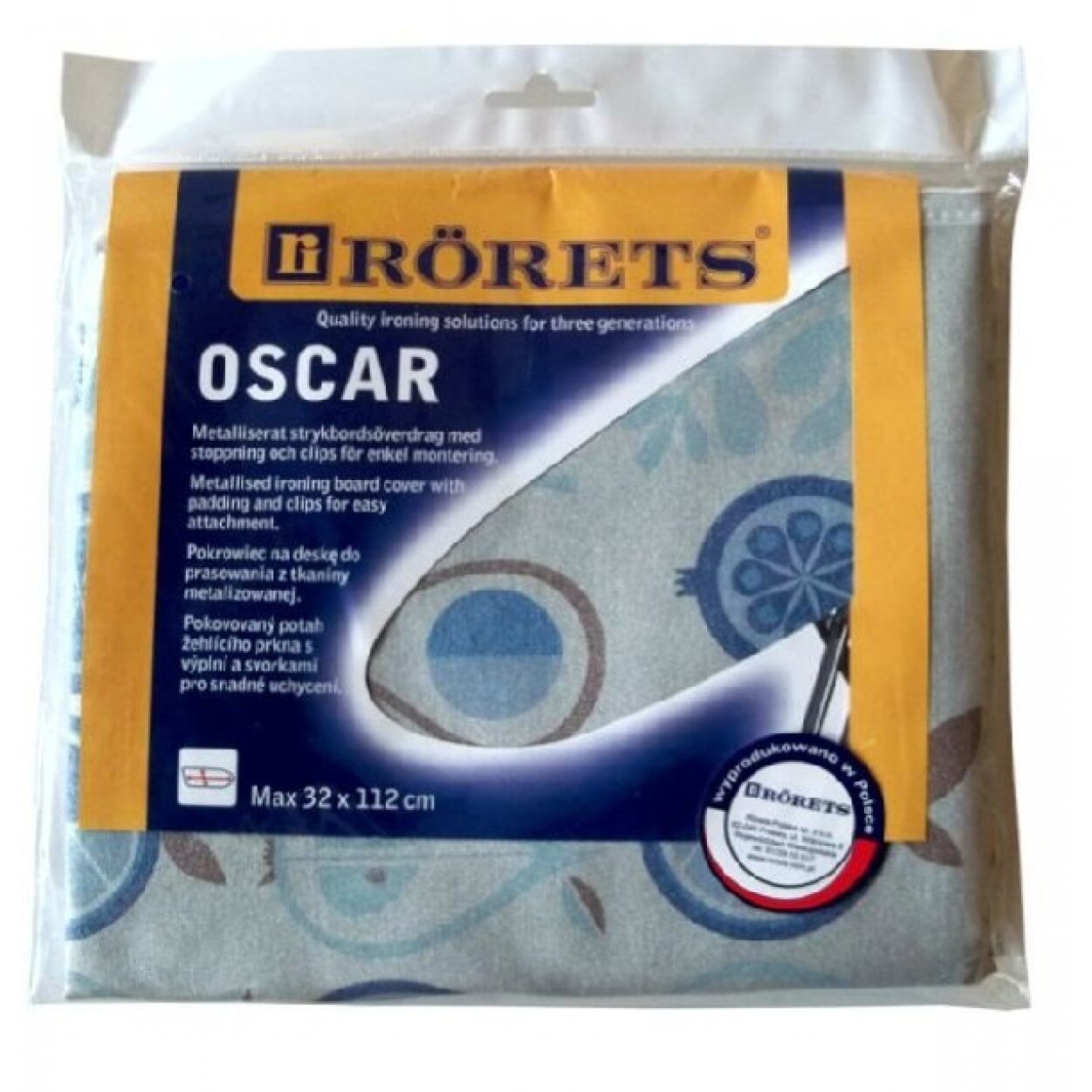 Husa pentru masa de calcat RORETS POLSKA SP. Z O.O., 7548, 30x110 cm