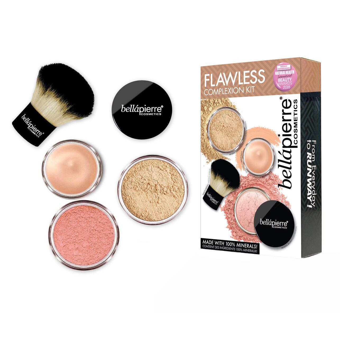 Kit Flawless Complexion BellaPierre, Medium 13 g