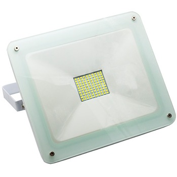 Proiector LED slim exterior 50W lumina alb rece 6500K Proiector LED slim exterior 50W lumina alb rece 6500K