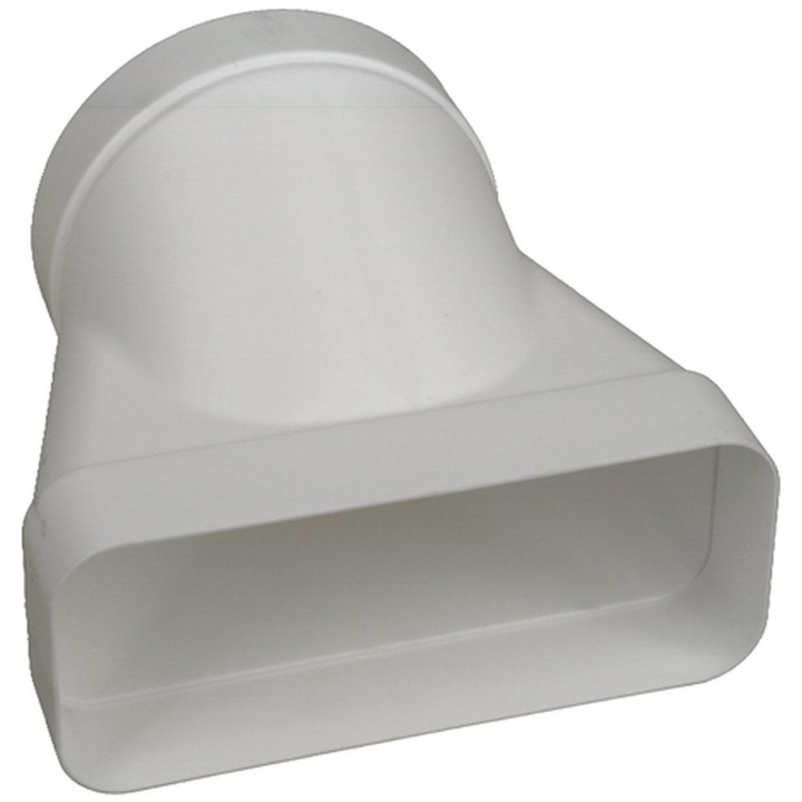 Adaptor canal plat evacuare aer 150 mm, flexibila, pentru ventilatie, Universal
