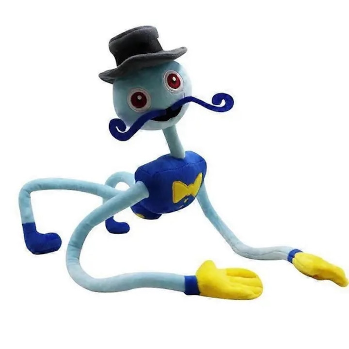 Jucarie de plus, Mommy Long Legs, 45cm, monstru horror, albastru