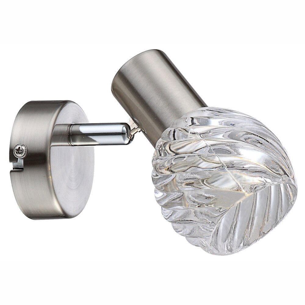 Aplica BORONIA AP-45655-8O, 1 x E14, 40W, 230V, Nichel Mat