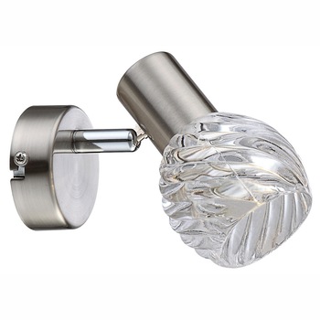 Aplica BORONIA AP-45655-8O, 1 x E14, 40W, 230V, Nichel Mat Aplica BORONIA AP-45655-8O, 1 x E14, 40W, 230V, Nichel Mat