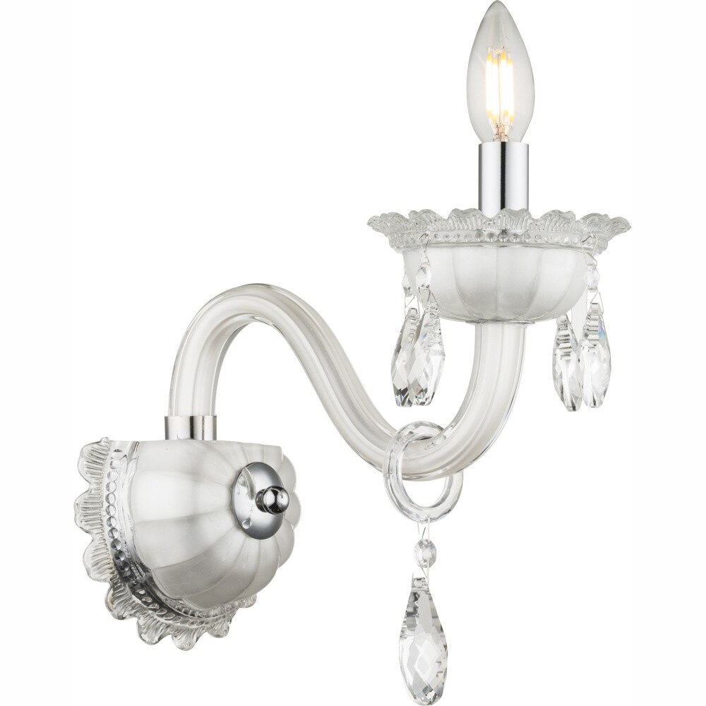 Aplica TEEJAY AP-35881-8W, 1 x E14, 40W, 230V, Alb