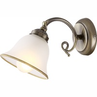 aplica de perete din alama cu aspect antic globo 60208w abajuri din sticla satinata 160x180x300 mm 1xe27 60w 230v maro imagen 47_0_
0