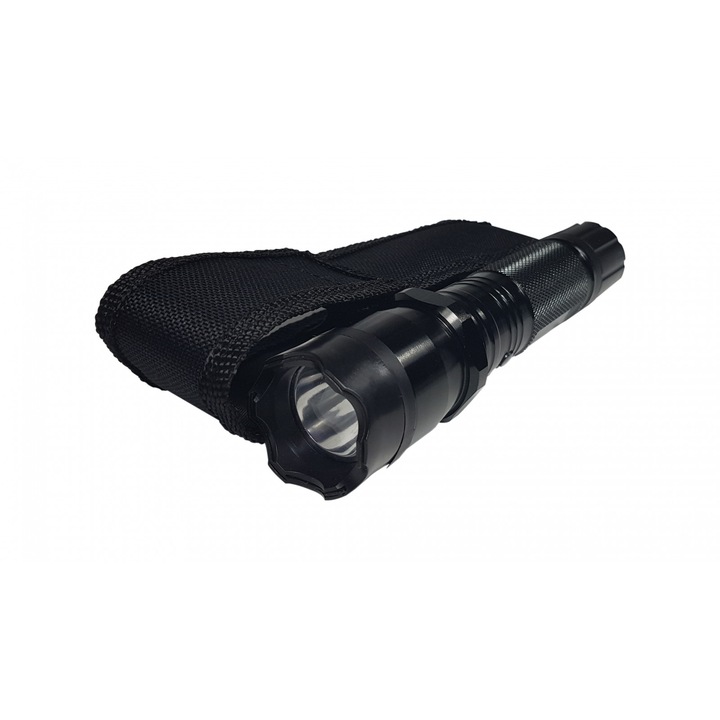 Lanterna cu electrosoc cu acumulator, LED + Box cadou