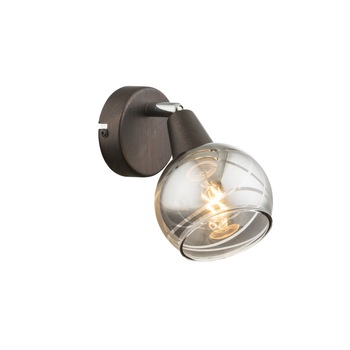 Aplica ISLA AP-45652-8, 1 x LED E14, 4W, 400lm, 3000K, 230V, Bronz Aplica ISLA AP-45652-8, 1 x LED E14, 4W, 400lm, 3000K, 230V, Bronz